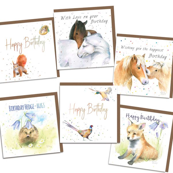 Country Collection Cards by Ceinwen