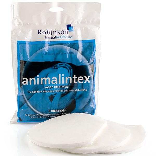 Animalintex HOOF Shaped Poultices (12x3)