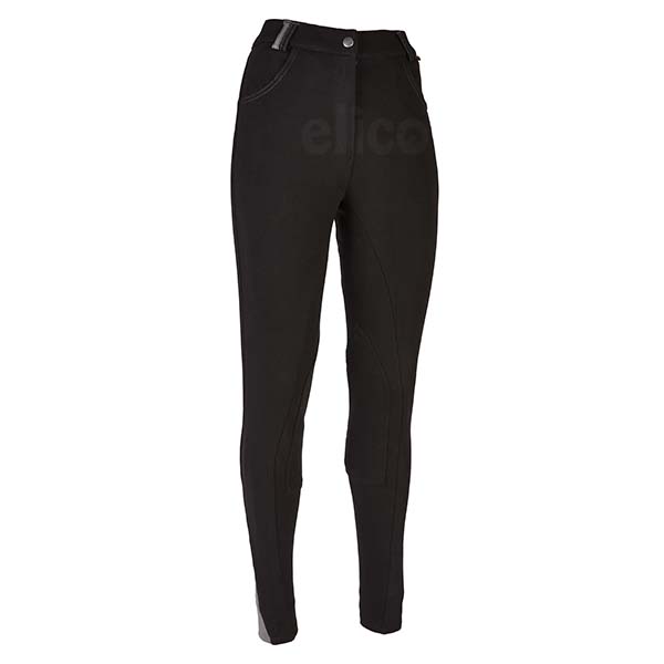 Elico Brooklyn Ladies Breeches Black/Grey
