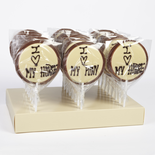 Chocolate Lollies: I Love.. (x 24)