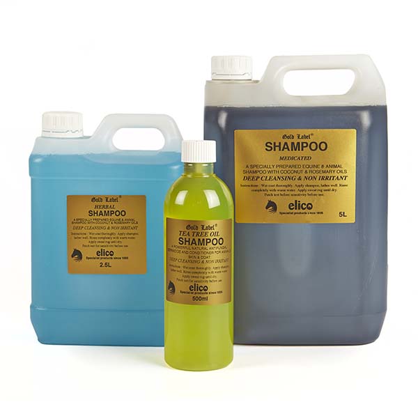 Elico Gold Label Shampoo Range