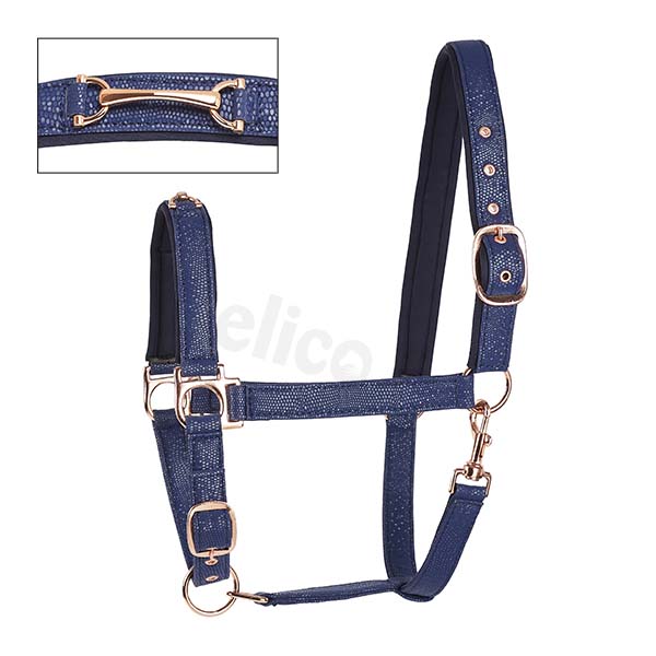 Elico Ambleside Headcollars: Navy