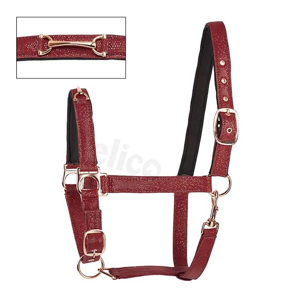Elico Ambleside Headcollars: Burgundy