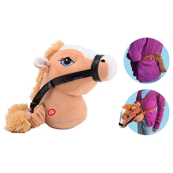 Holly Horse with Waist Tie: Light Brown