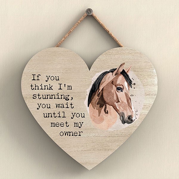 Elico Wooden Heart Plaque: Stunning