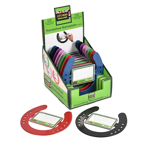 S26710 Stubbs Horseshoe Nameplates (x 10