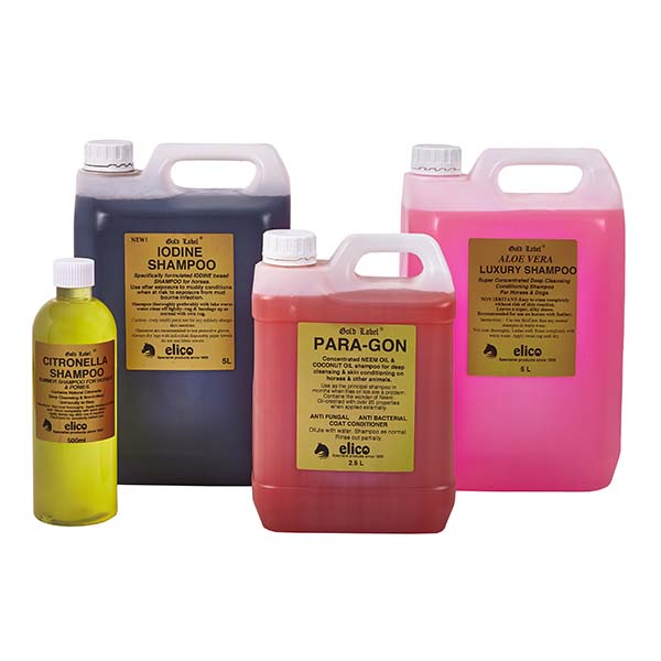 Elico Gold Label Speciality Shampoo Range