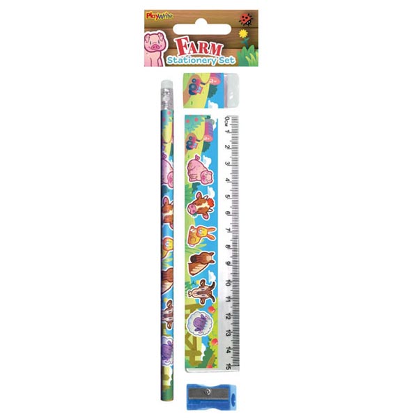 Farm Animal Stationery Sets  (x 24)
