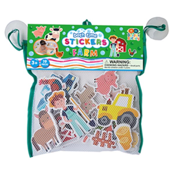 Bath Time Stickers: Farm