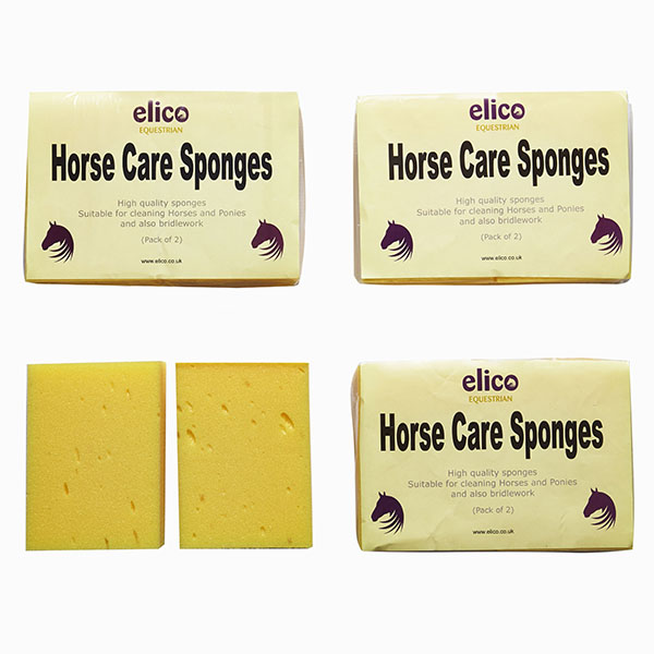 Elico Horse Care Sponges (Twin Pack)