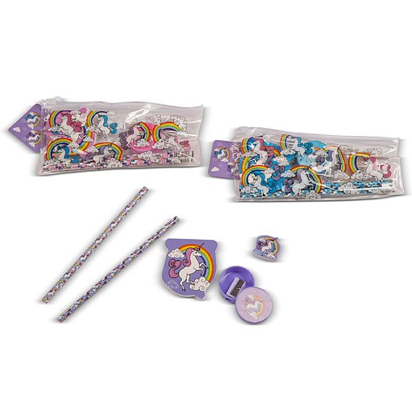 Unicorn: Filled Pencil Case  (x 6)