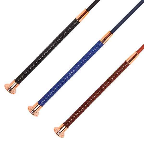 Elico Riding Whip (Rose Gold Cap)