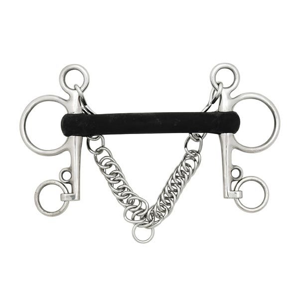 WY225 Hard Rubber Pelham Bit